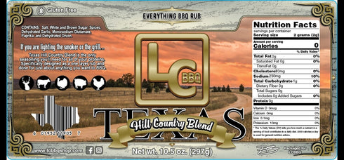 LC BBQ Hill Country Blend Seasoning
